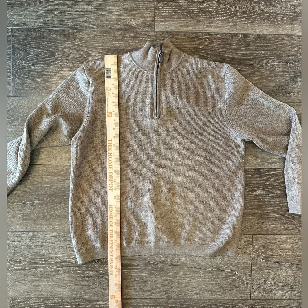 Raffi The Palmer Quarter Zip Merino Wool Jumper Sweater